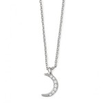 Spartina Sea La Vie Necklace 18" Guiding Light/Crescent Slvr