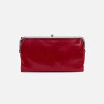 HOBO Lauren Crimson Polished Leather Wallet/Clutch
