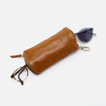 HOBO Spark Truffle Polished Leather Dbl Eyeglass Case