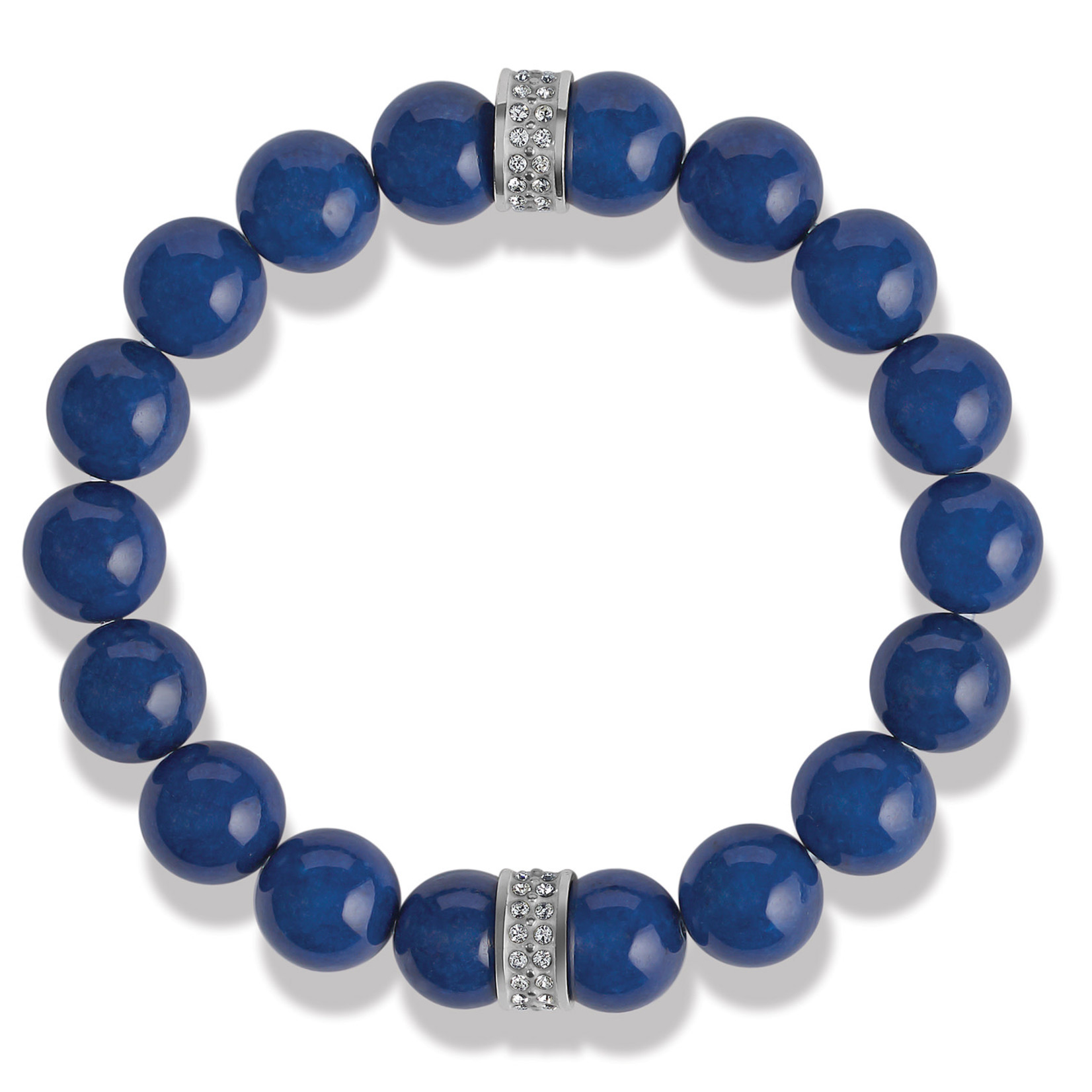 Brighton Meridian Petite Blue Beaded Stretch Bracelet