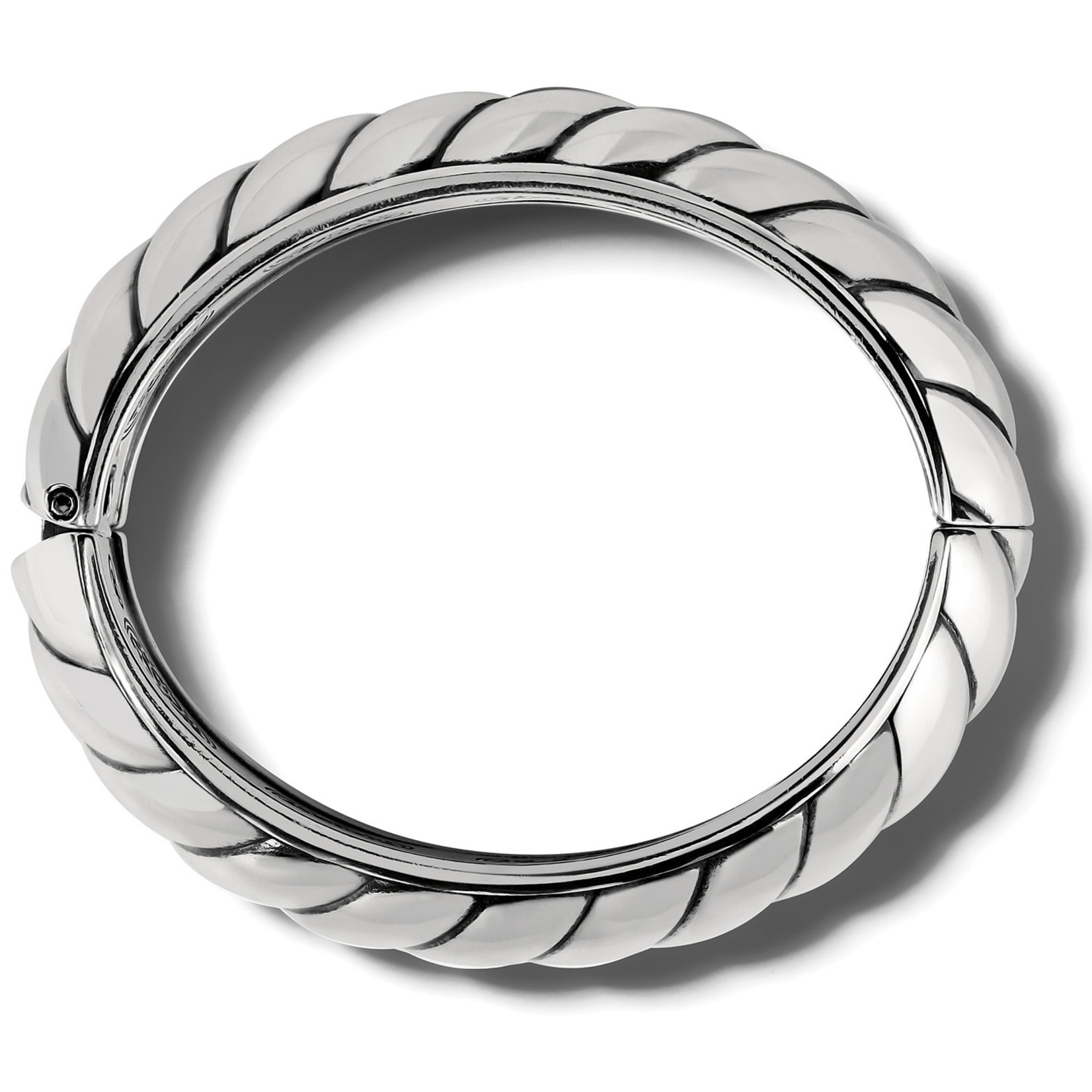 Brighton Athena Scalloped Hinged Bangle Bracelet