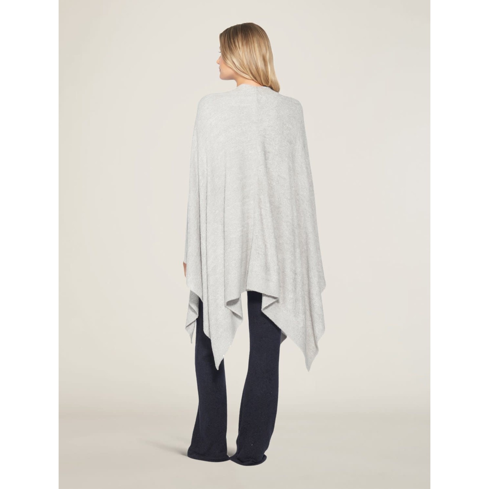 Barefoot Dreams CozyChic Lite Weekend Wrap in Pewter Pearl