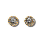 Brighton Illumina Solitaire Gold Post Earring