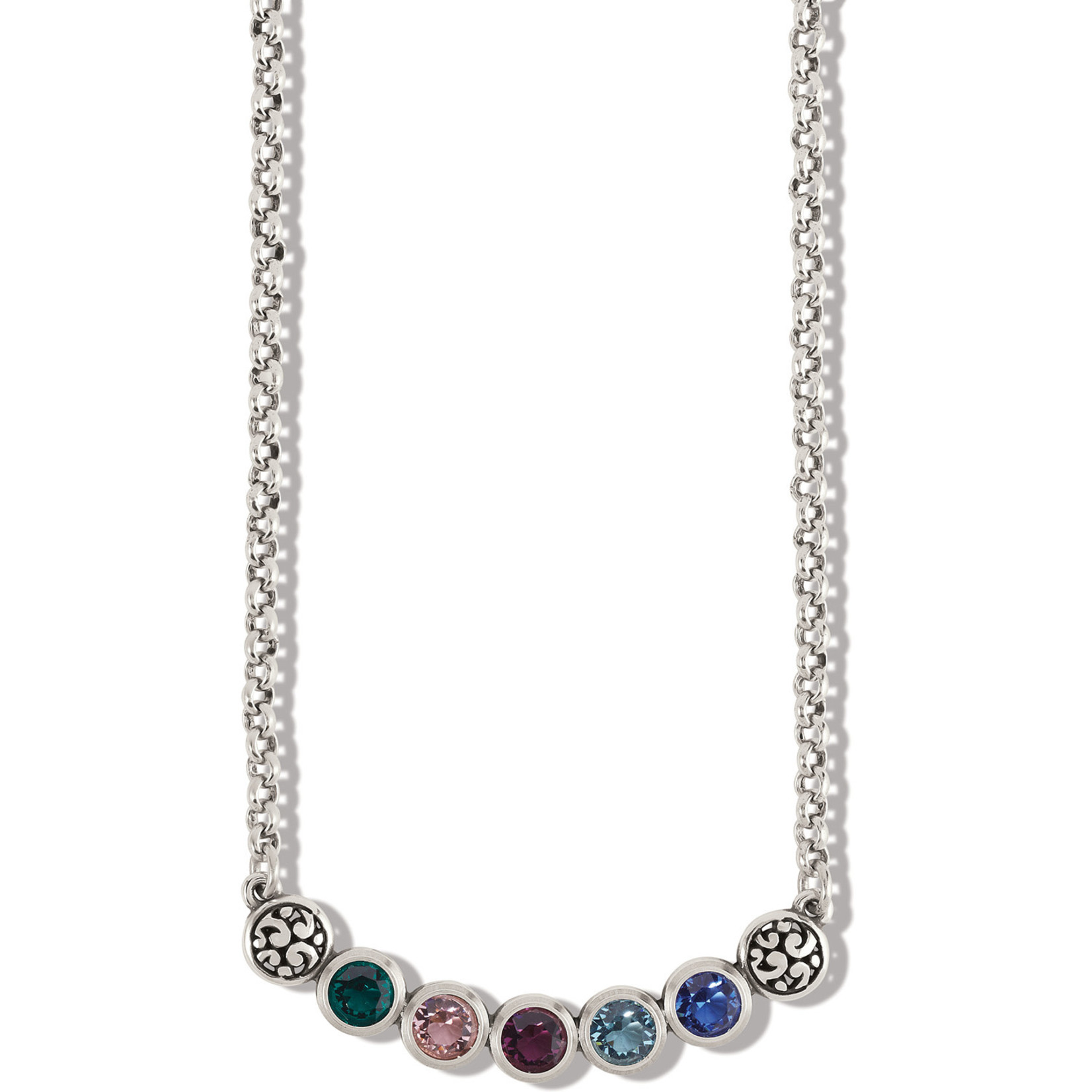 Brighton Elora Gems Dots Curve Necklace