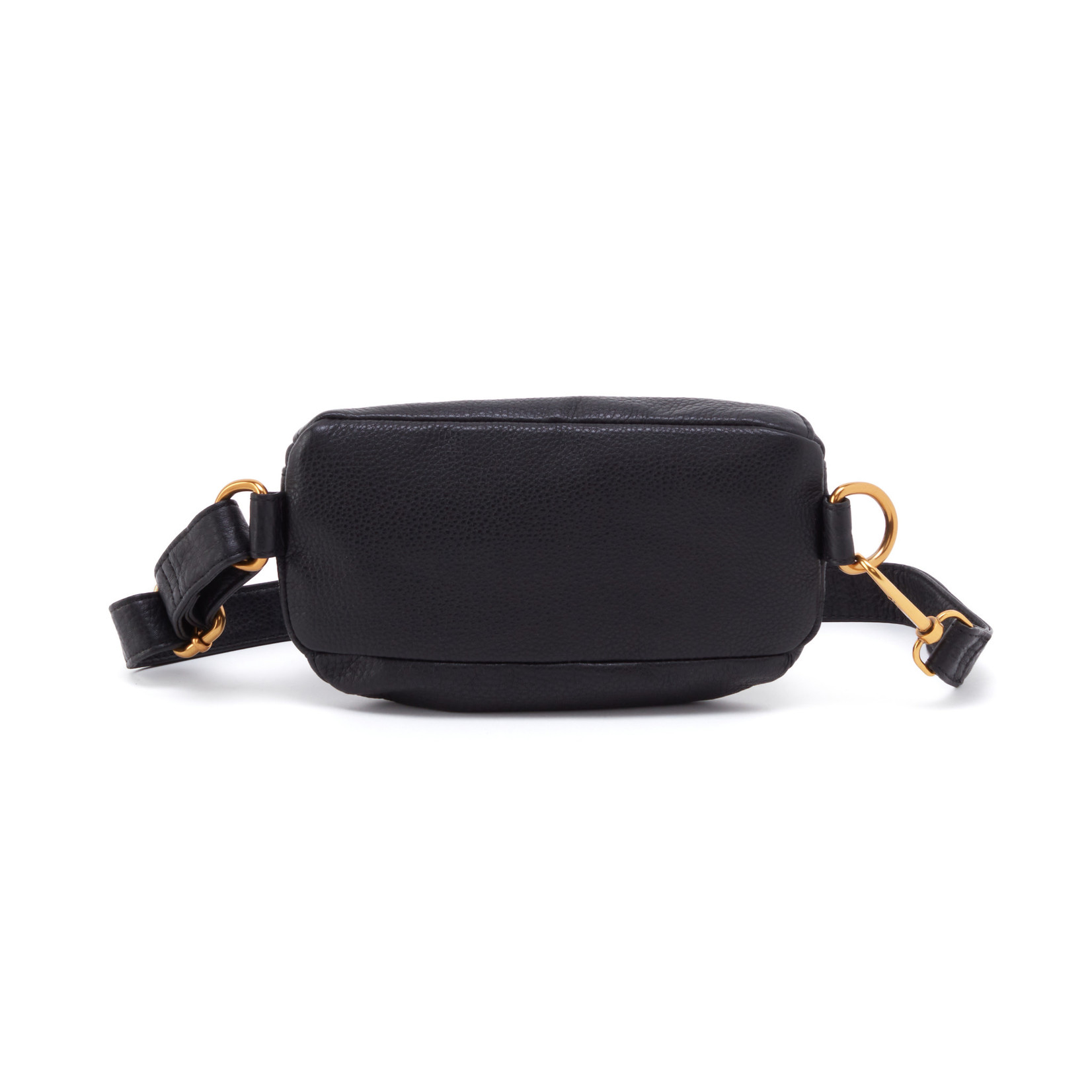 HOBO Fern Belt Bag - Pebbled Leather in Black