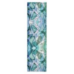 Justine Retro Geo Scarf in Blue