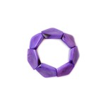 Organic Tagua Jewelry Fabiano Tagua Bracelet in Purple