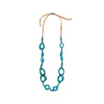 Organic Tagua Jewelry Rita Tagua Necklace in Turquoise
