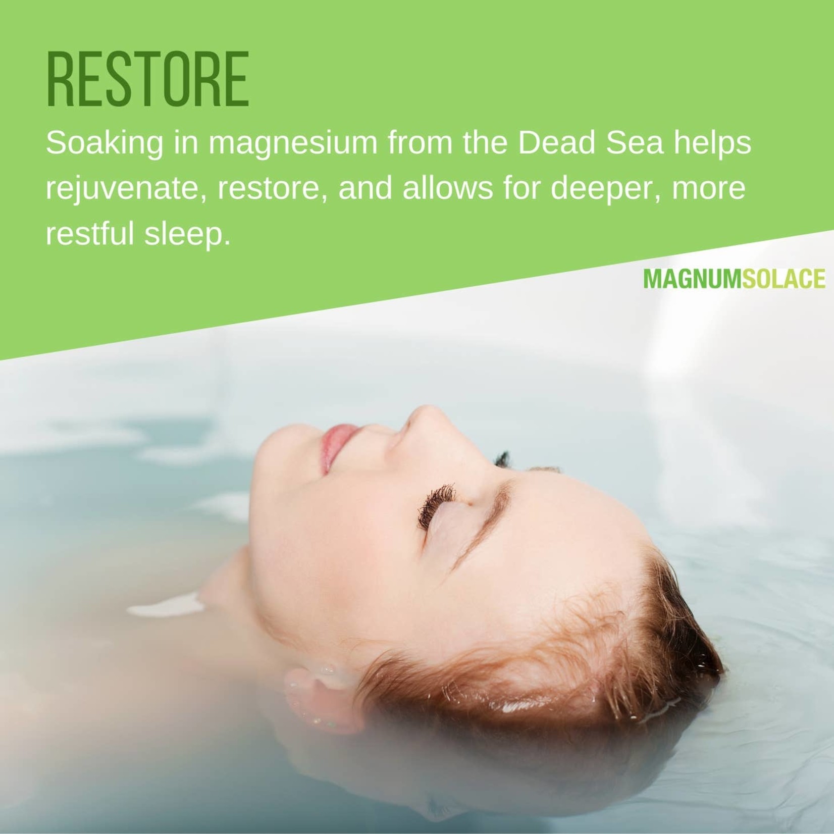 Magnum Solace Magnesium Bath Flakes 0.25