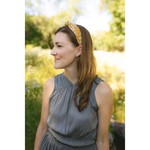 Maddie and Me Handmade Liberty of London Mustard Floral Knotted Headband