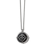 Brighton Interlok Noir Heirloom Reversible Necklace