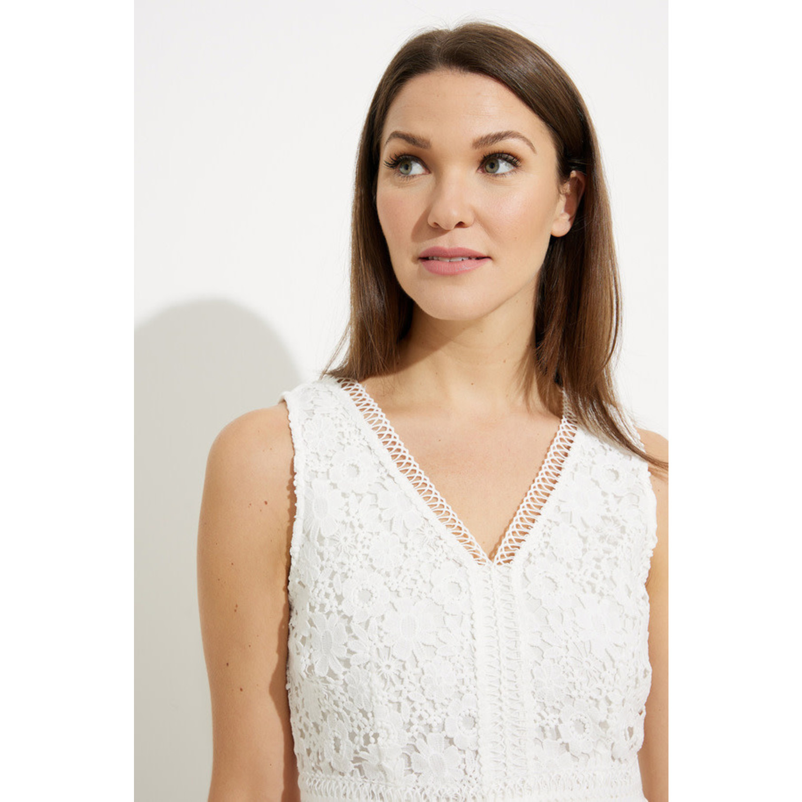 Alison Sheri White Lace Dress
