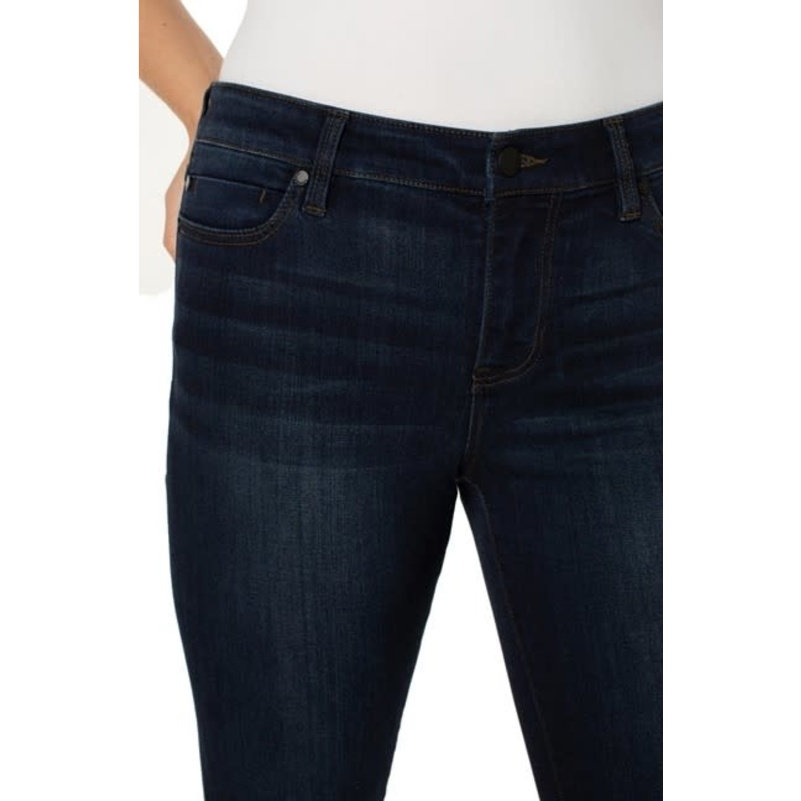 Liverpool Charlie Crop Wide Cuff 24” Jean in Destiny Dark Wash