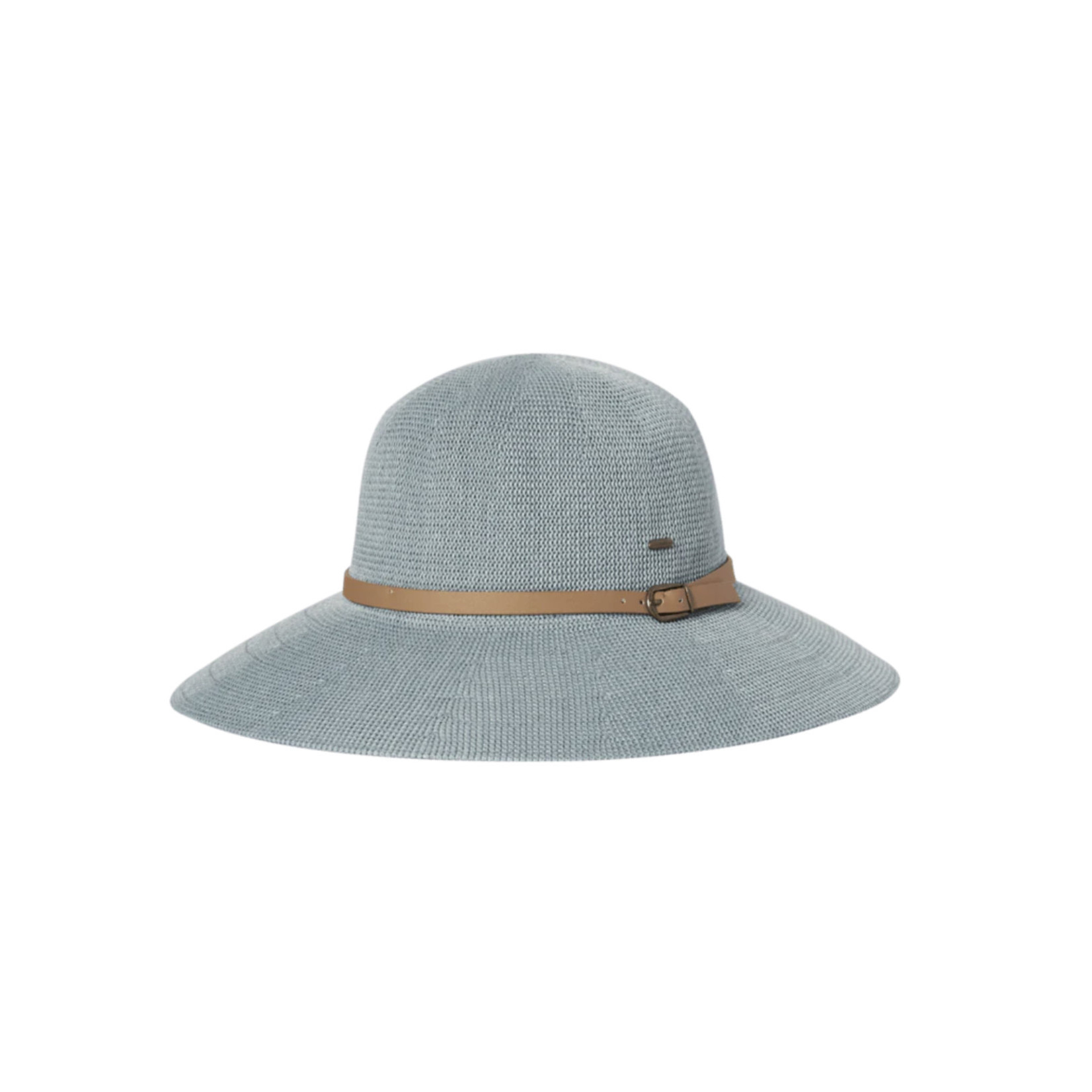Leslie Wide Brim Hat in Mid Blue