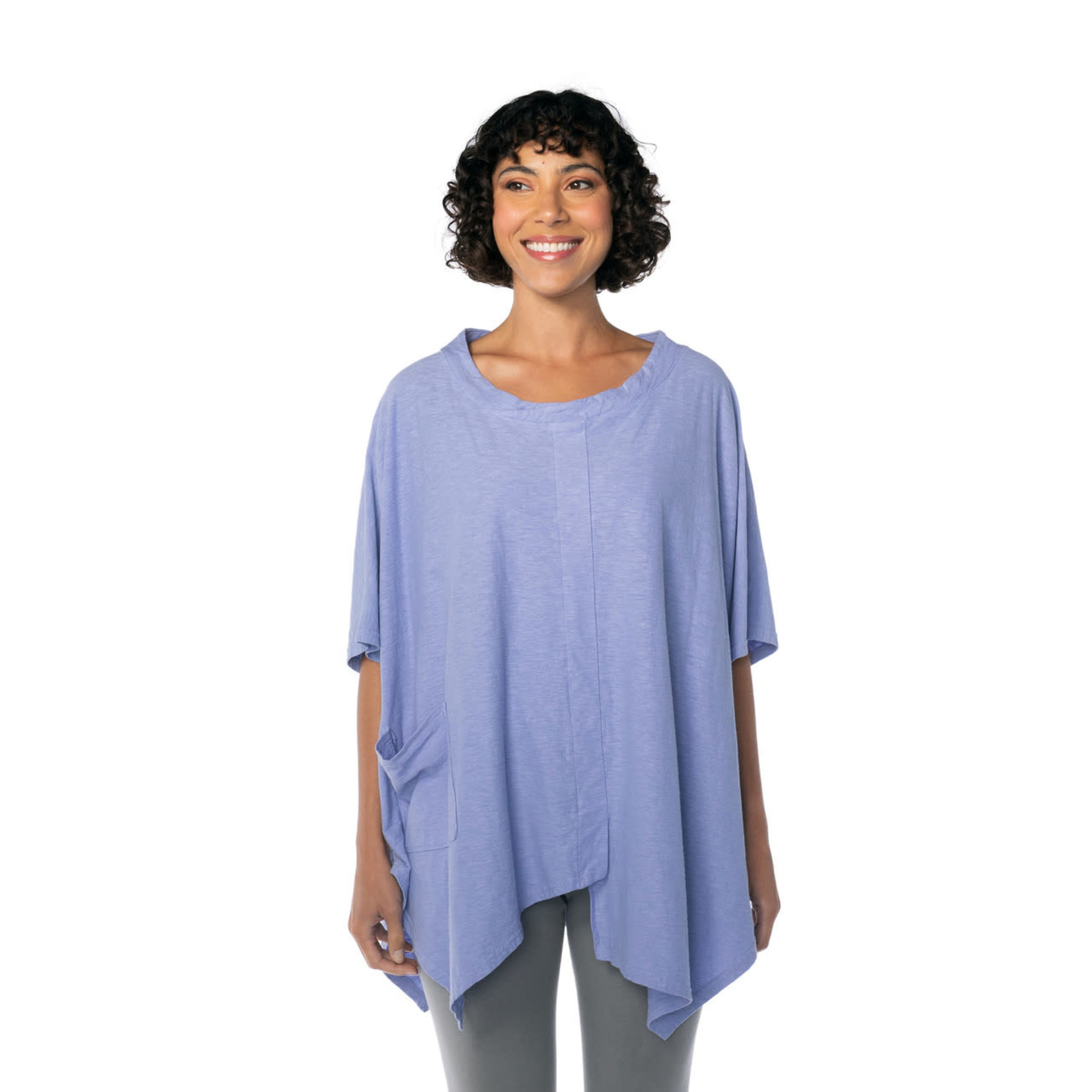 One Size Top w/ Pocket in French Lavender