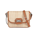 Brighton Alani Straw Flap Bag