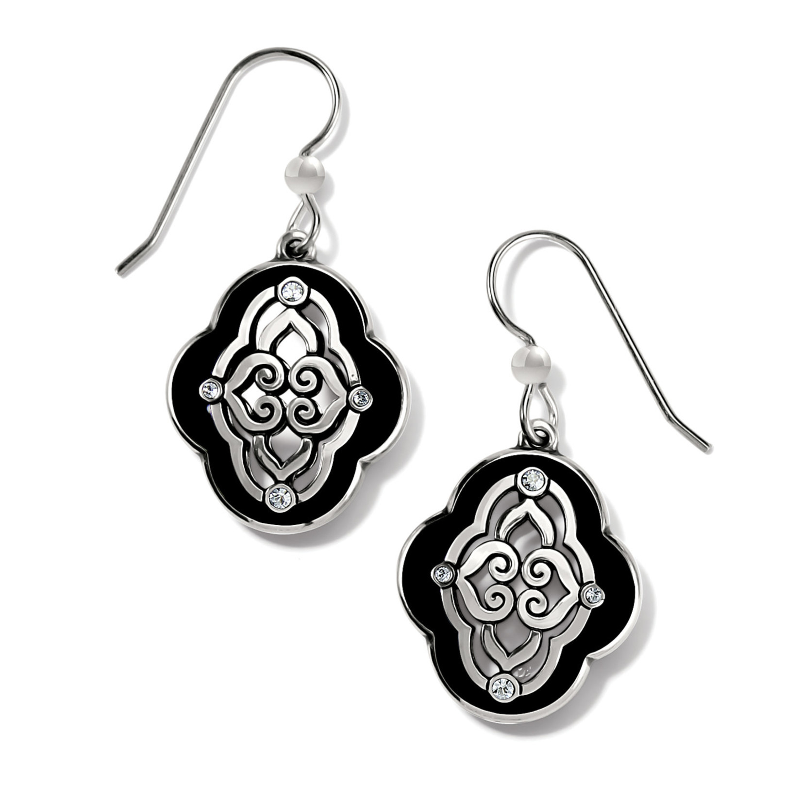 Brighton Intrigue Soiree Black French Wire Earrings