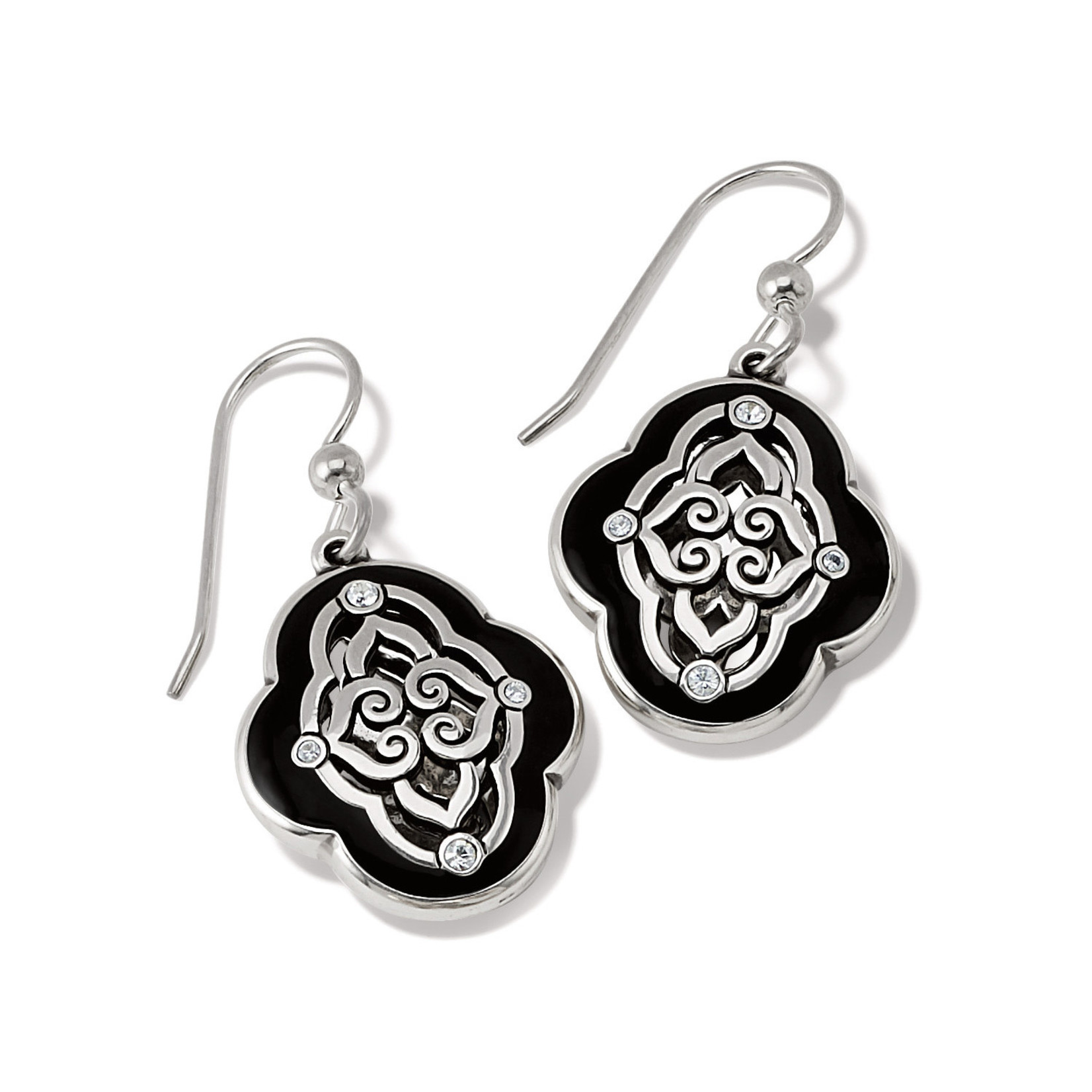 Brighton Intrigue Soiree Black French Wire Earrings