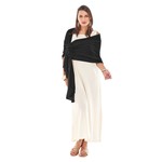 Marie Pull Through Wrap in Black