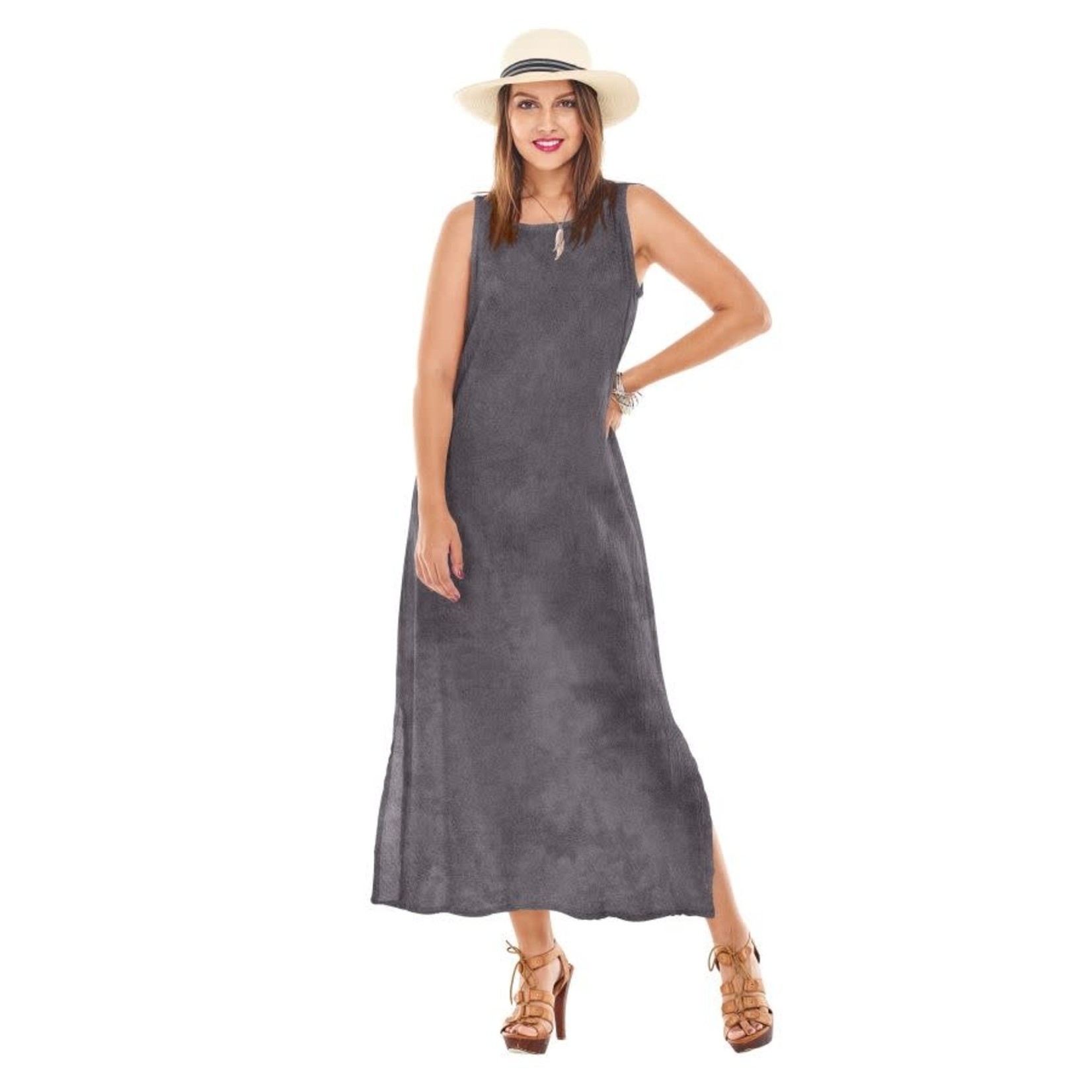 Sylvia Dress in Washed Black