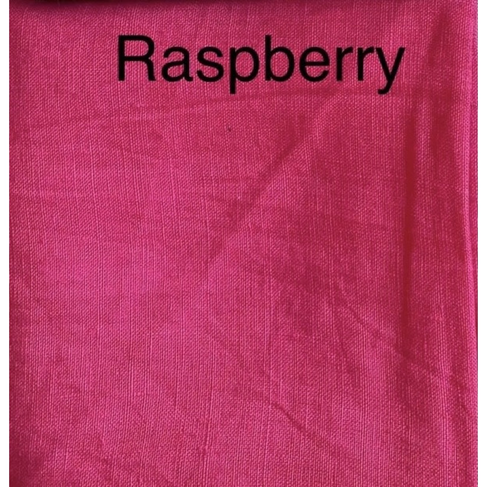 Vikolino Linen Pinafore (Japanese Apron) in Raspberry