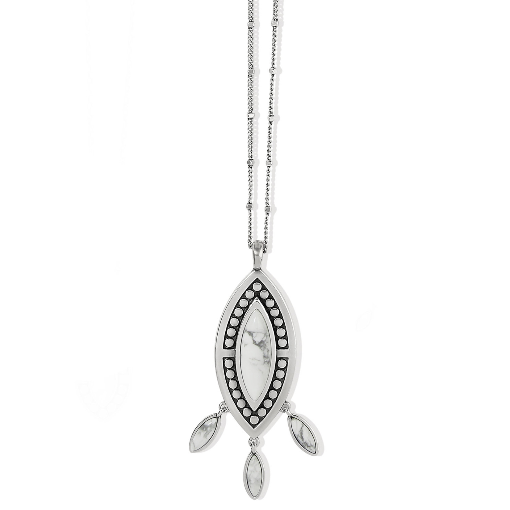 Brighton Pebble Dot Dream Howlite Convertible Necklace