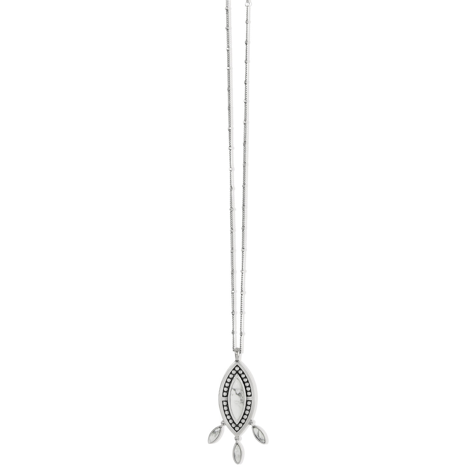 Brighton Pebble Dot Dream Howlite Convertible Necklace