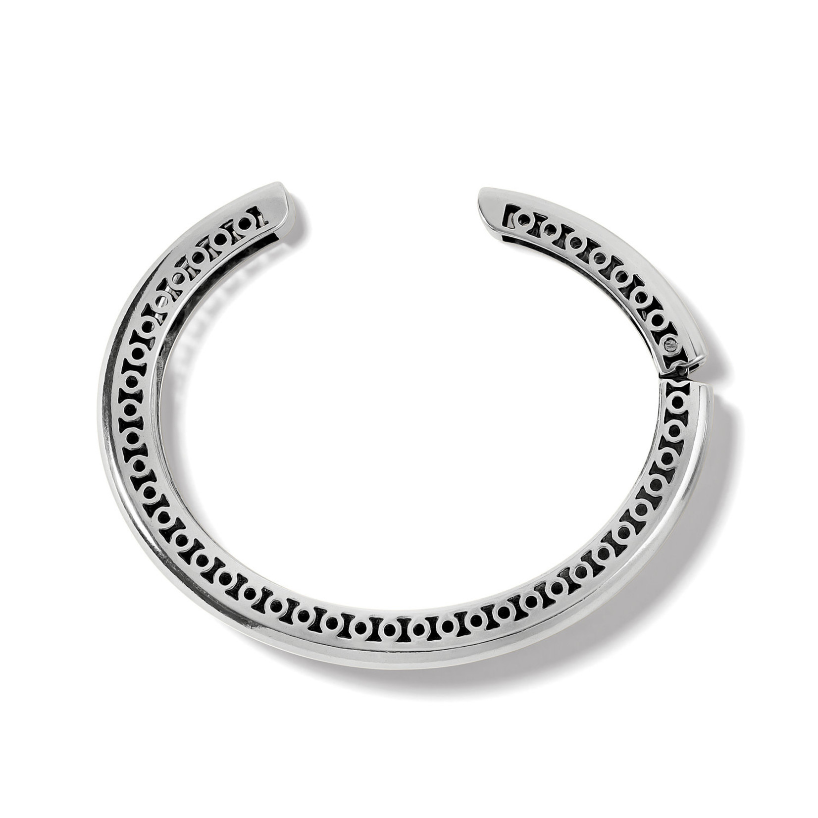 Brighton Inner Circle Silver Double Hinge Bangle