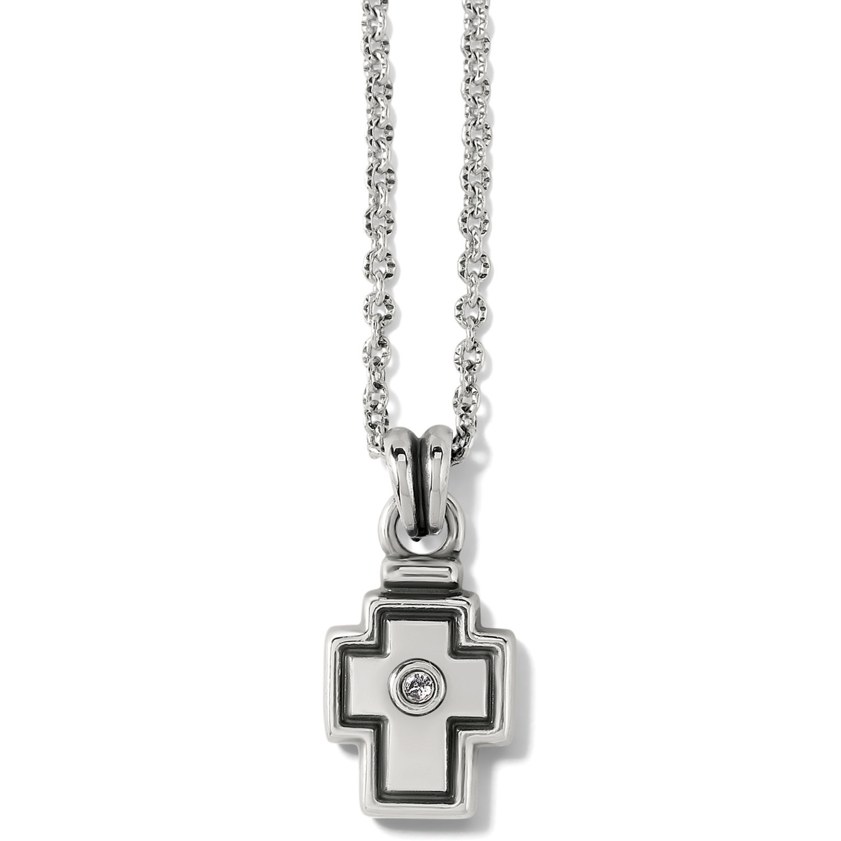 Brighton Meridian Zenith Cross Necklace