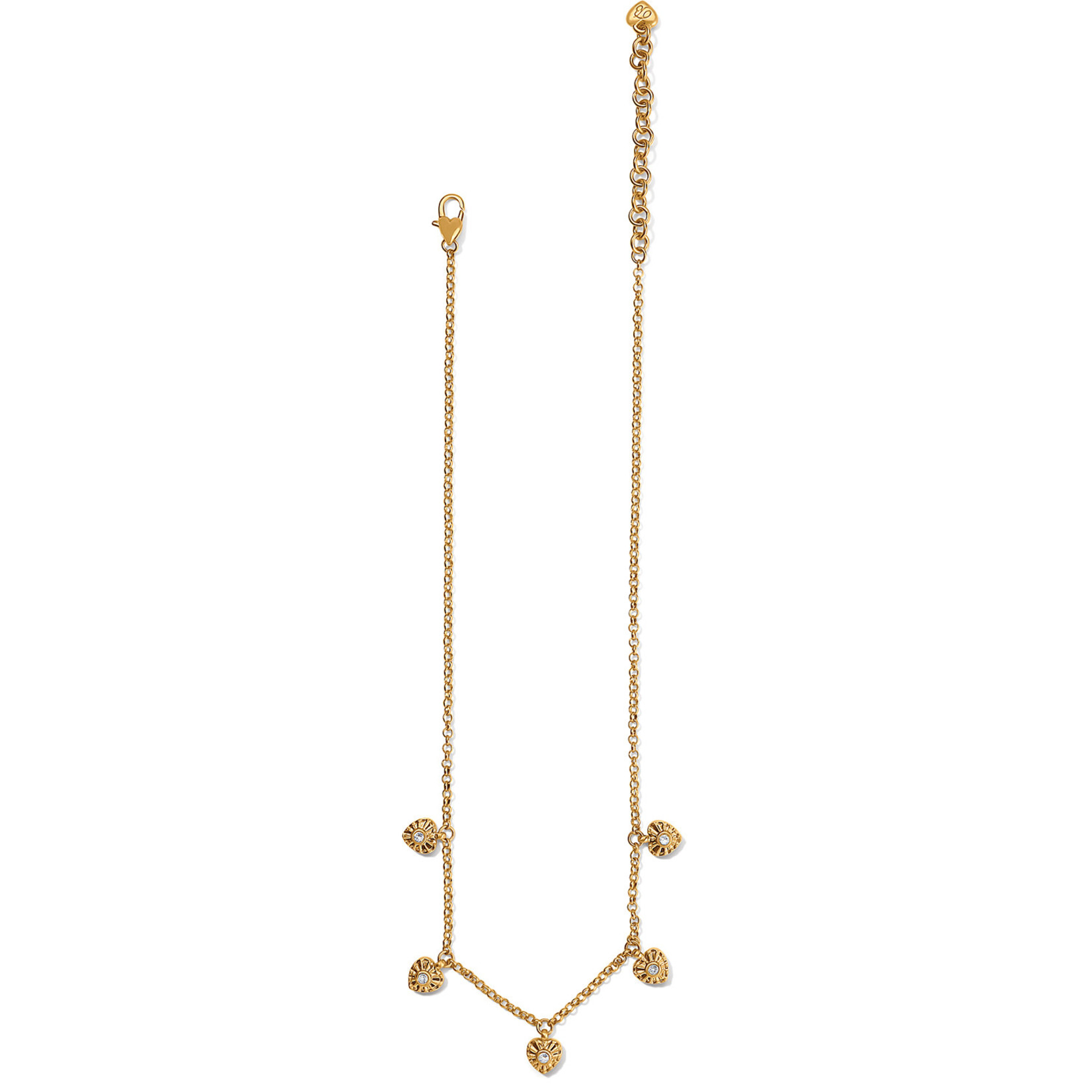 Brighton Esprit Heart Station Necklace