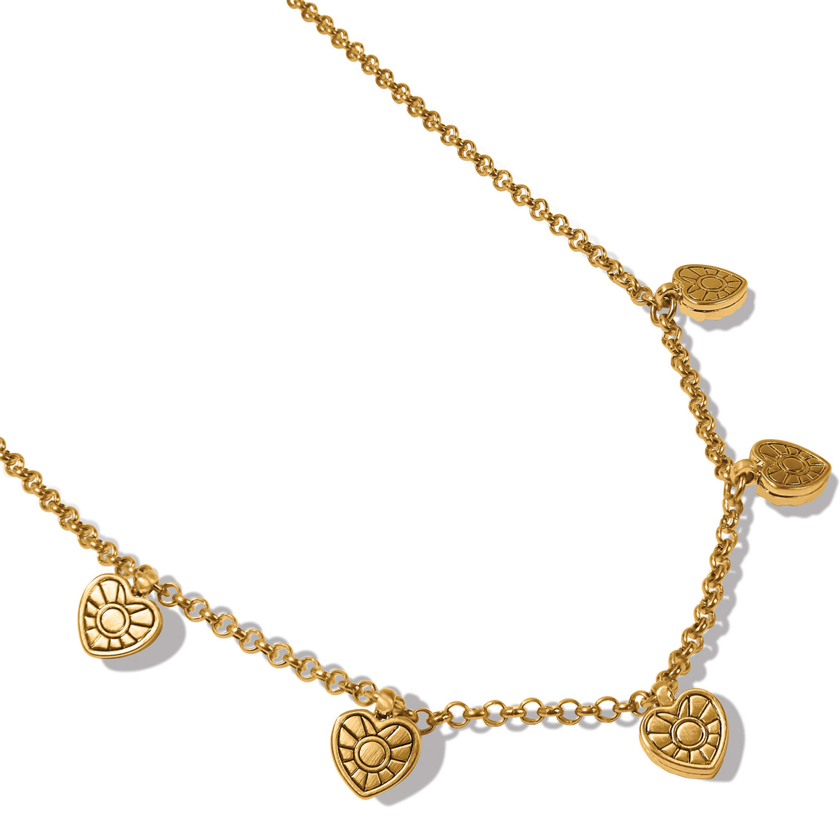Brighton Esprit Heart Station Necklace
