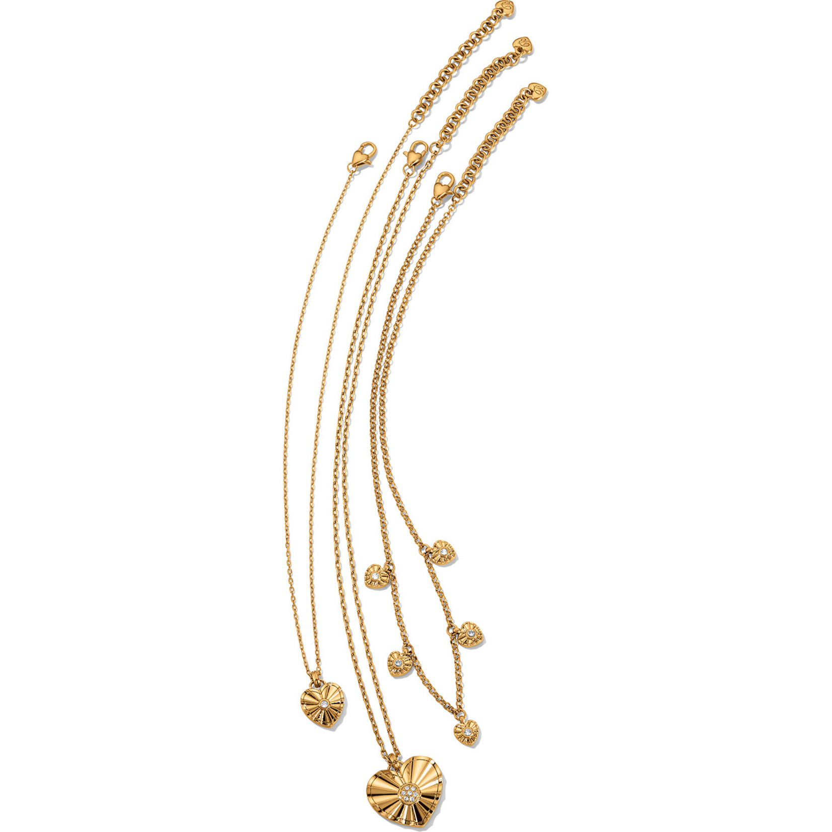Brighton Esprit Heart Station Necklace