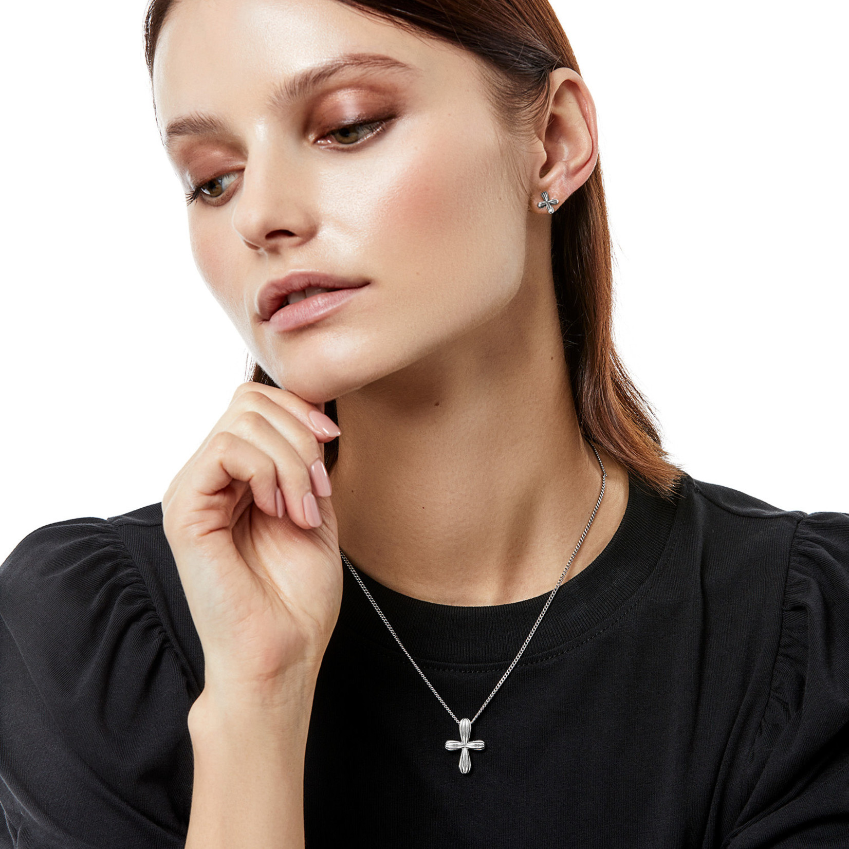 Brighton Amphora Petite Cross Necklace