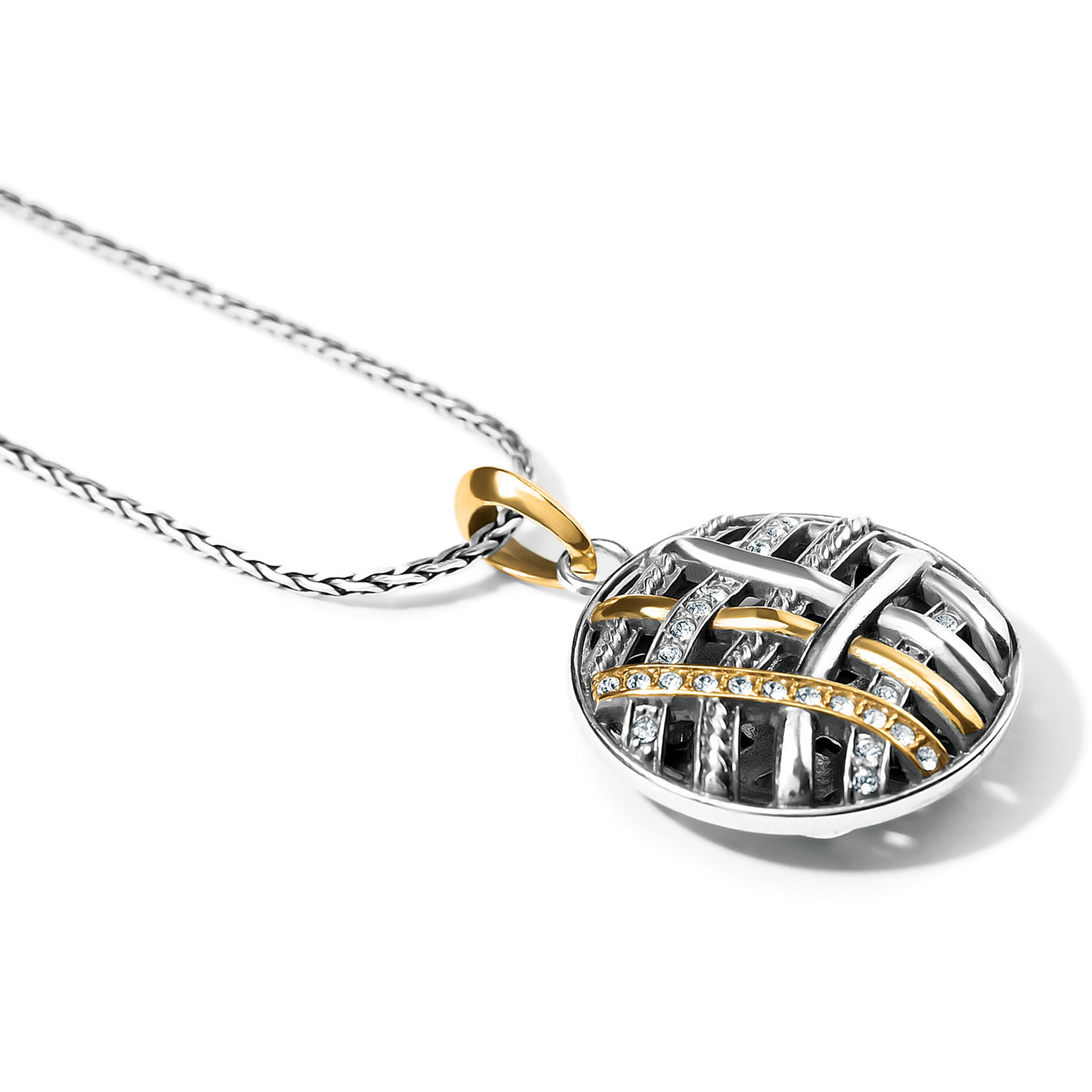 Brighton Neptune's rings Woven Round Necklace