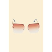 NEW POWDER DESIGN INC women\'s luxe dahlia sunglasses in gold Powder Dahlia Luxe Sunglasses - Gold | Edmonds main image 4