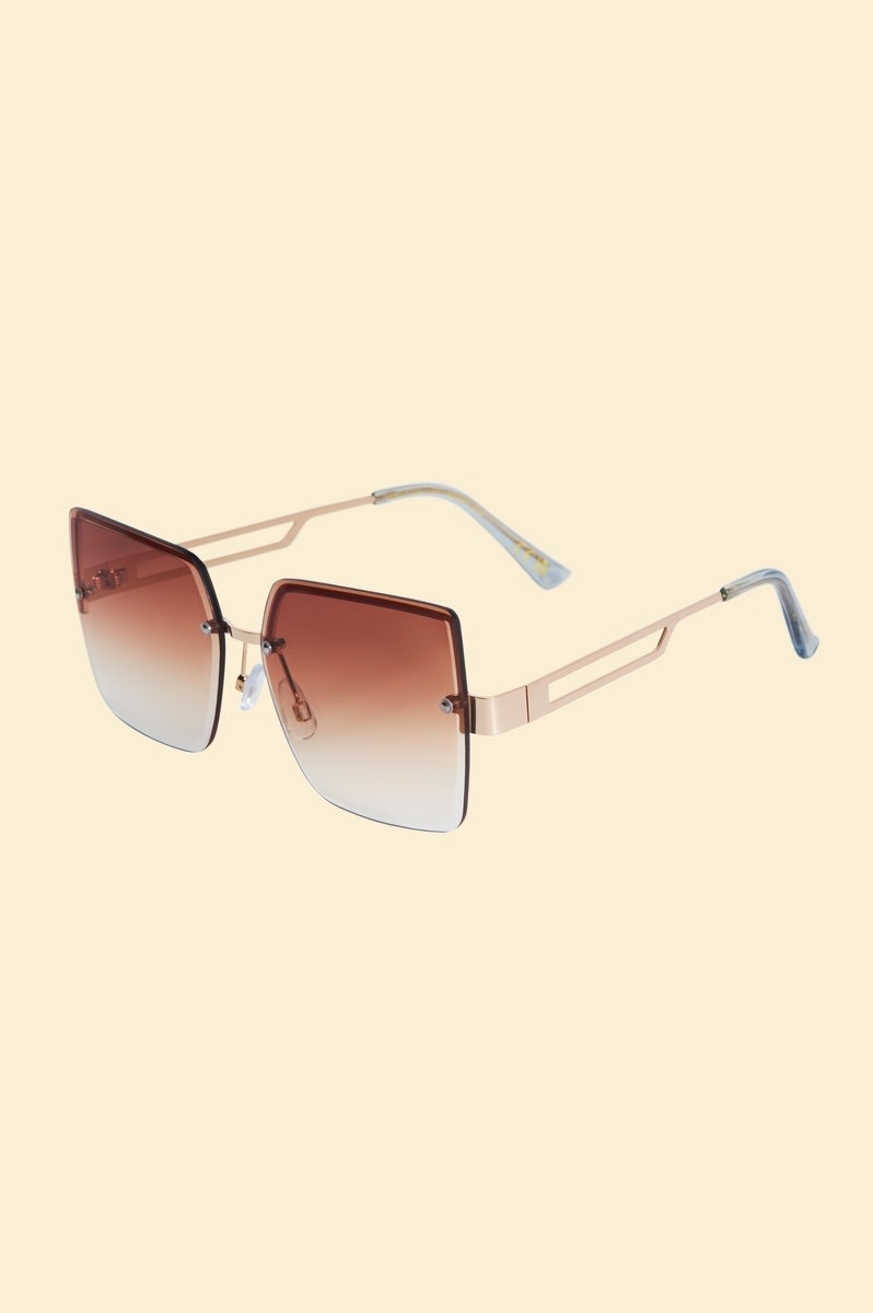 Powder Luxe Dahlia - Gold Sunglasses w/Case&Cloth - Molly's