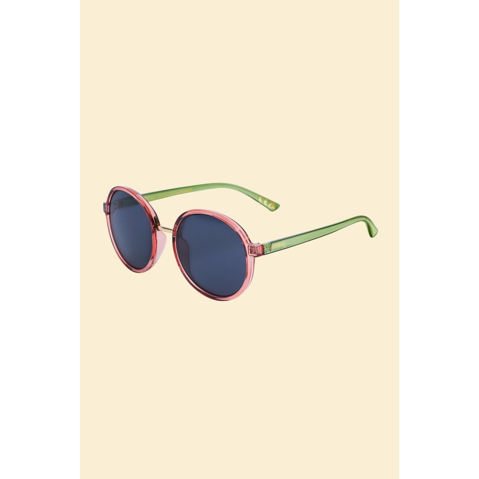 Powder Limited Edition Maribella - Rose/Sage Sunglasses w/Case&Cloth