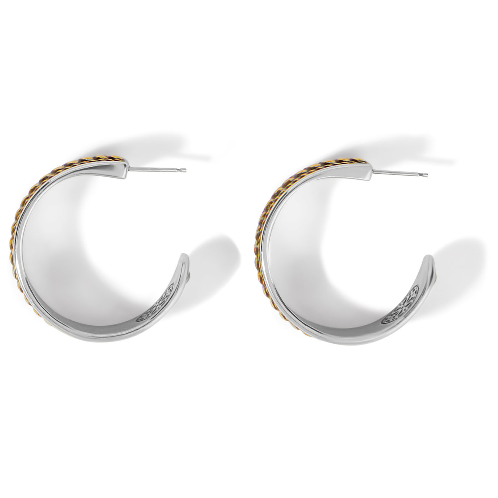 Brighton Monete Wide Hoop Earrings