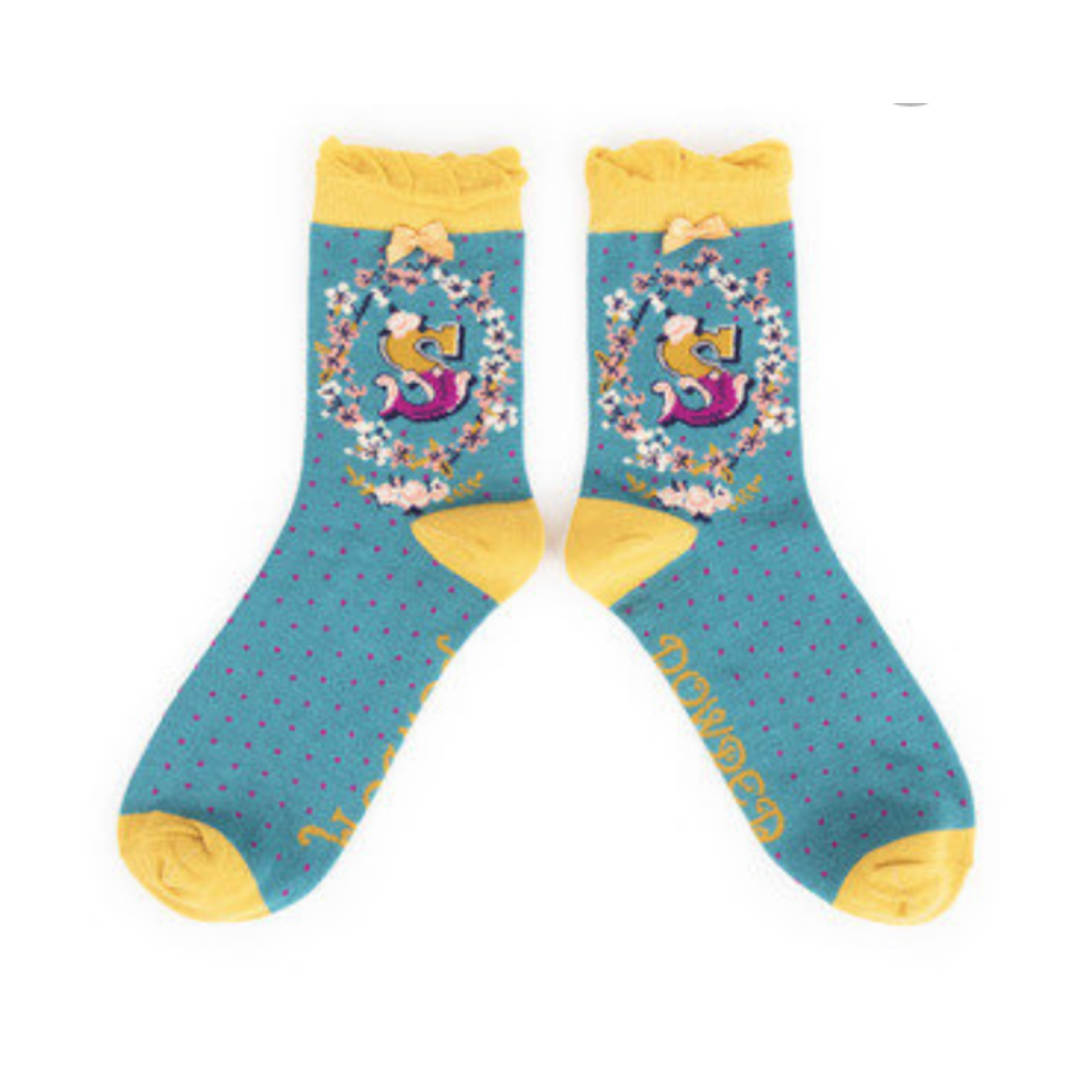 Powder Initial Socks