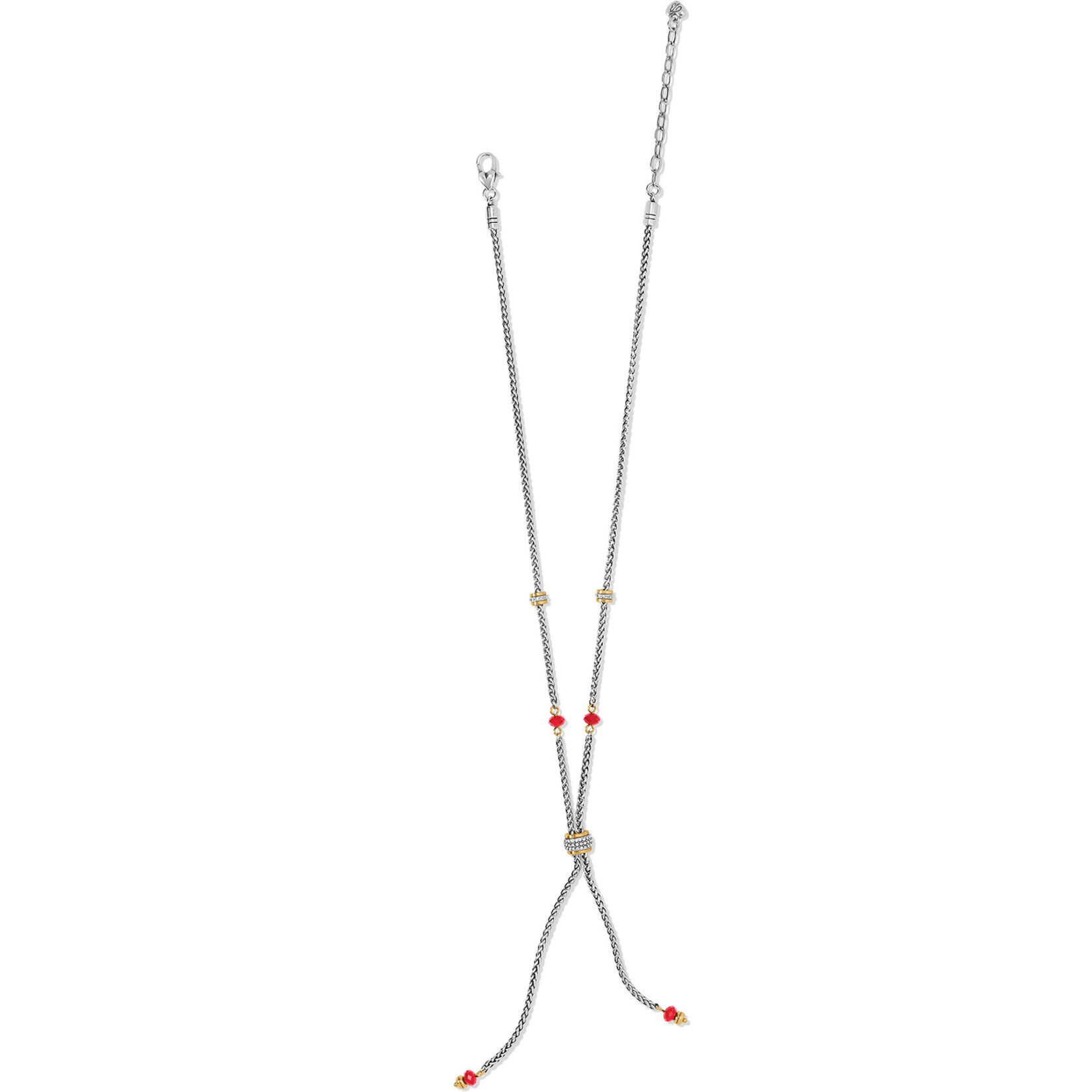 Brighton Meridian Red Two Tone Petite Y Necklace