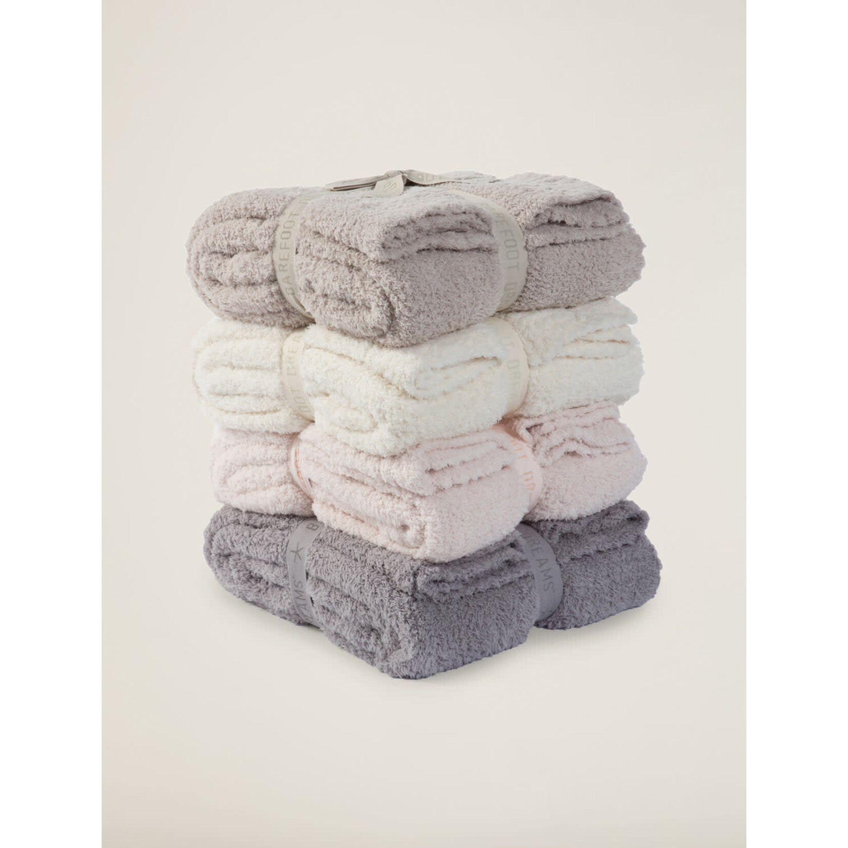 Barefoot Dreams CozyChic Throw in Cream
