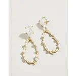 Spartina Sea Coral Pearl Earrings Pear