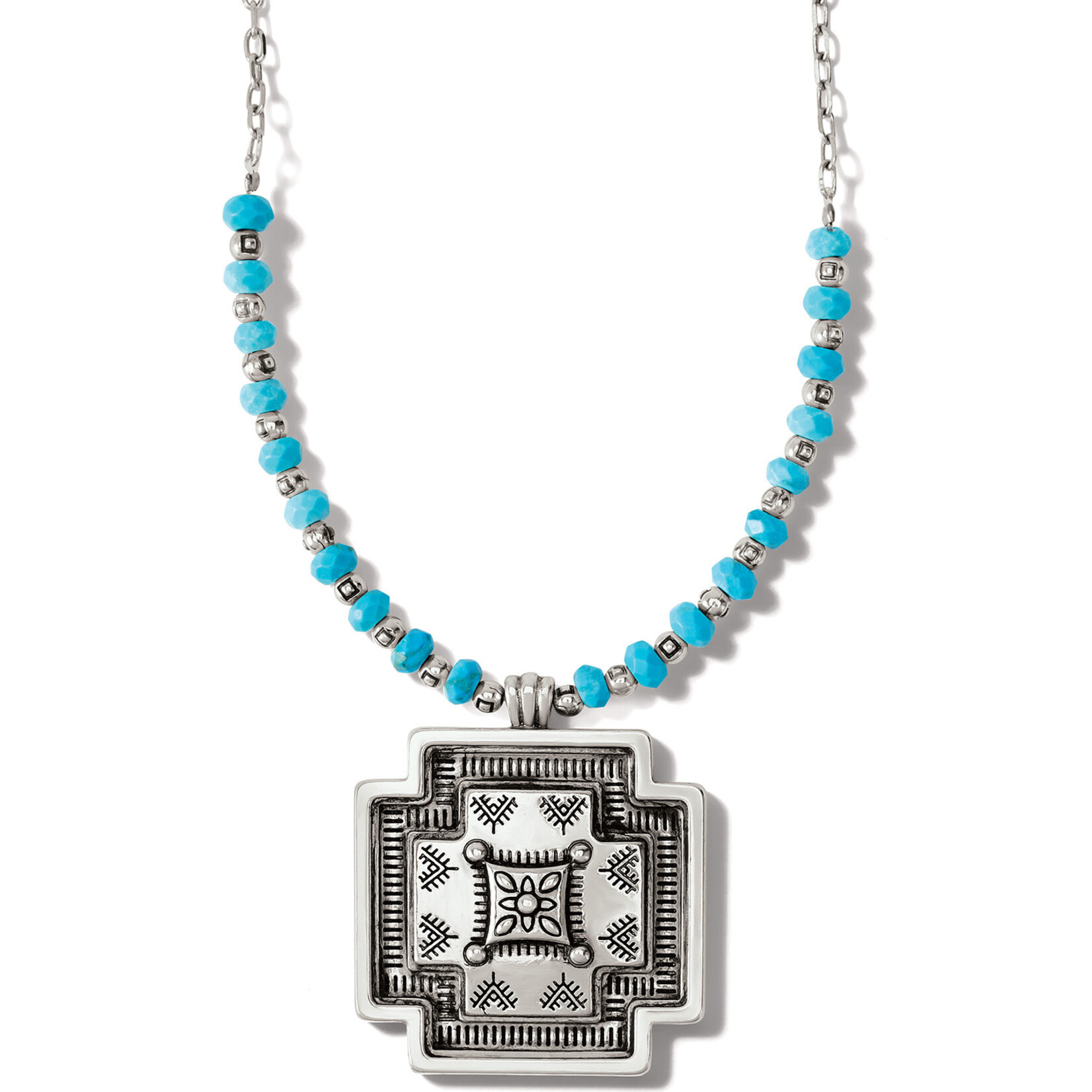 Brighton Mosaic Paseo Bead Cross Necklace