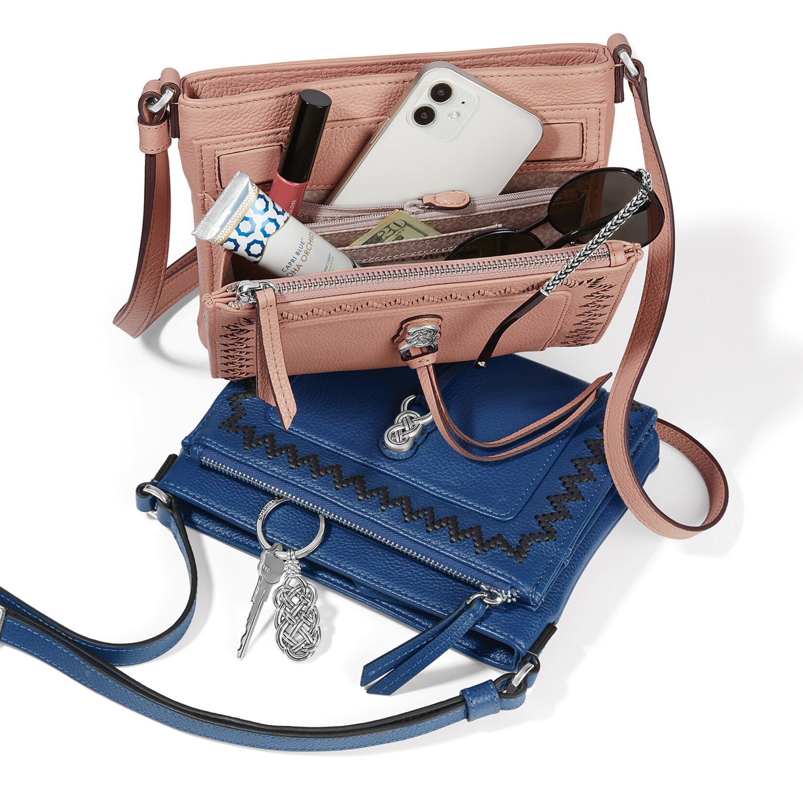 Brighton Pink Sand Interlok City Organizer Bag