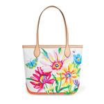 Brighton French Garden Flower Madelyn Leather Tote