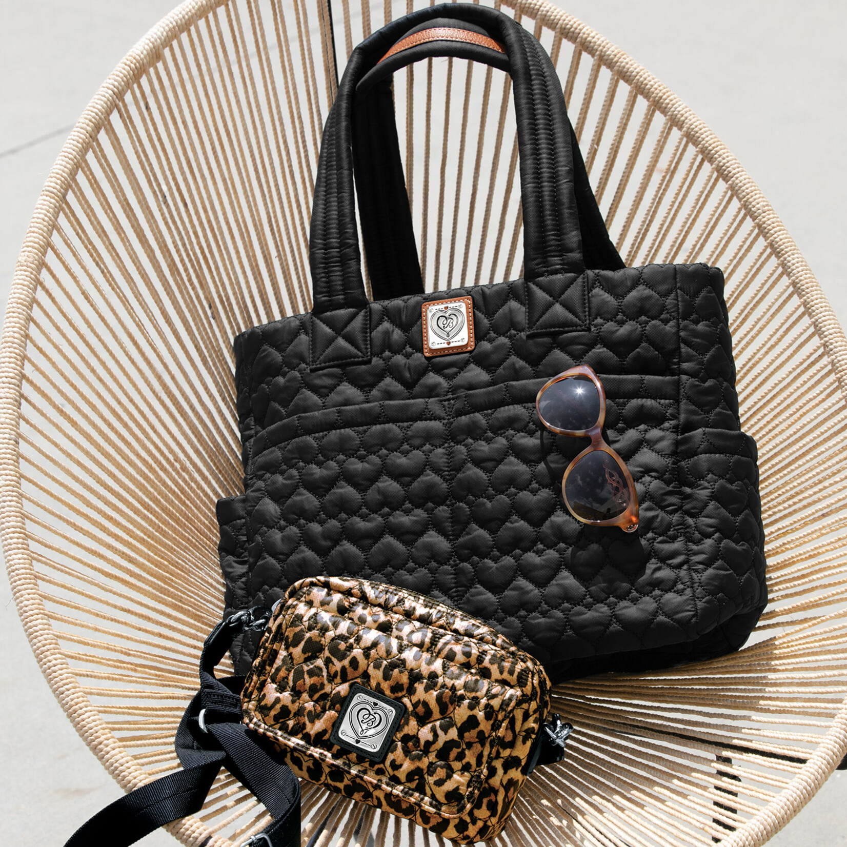 Brighton Kameron Nylon Utility Tote in Black