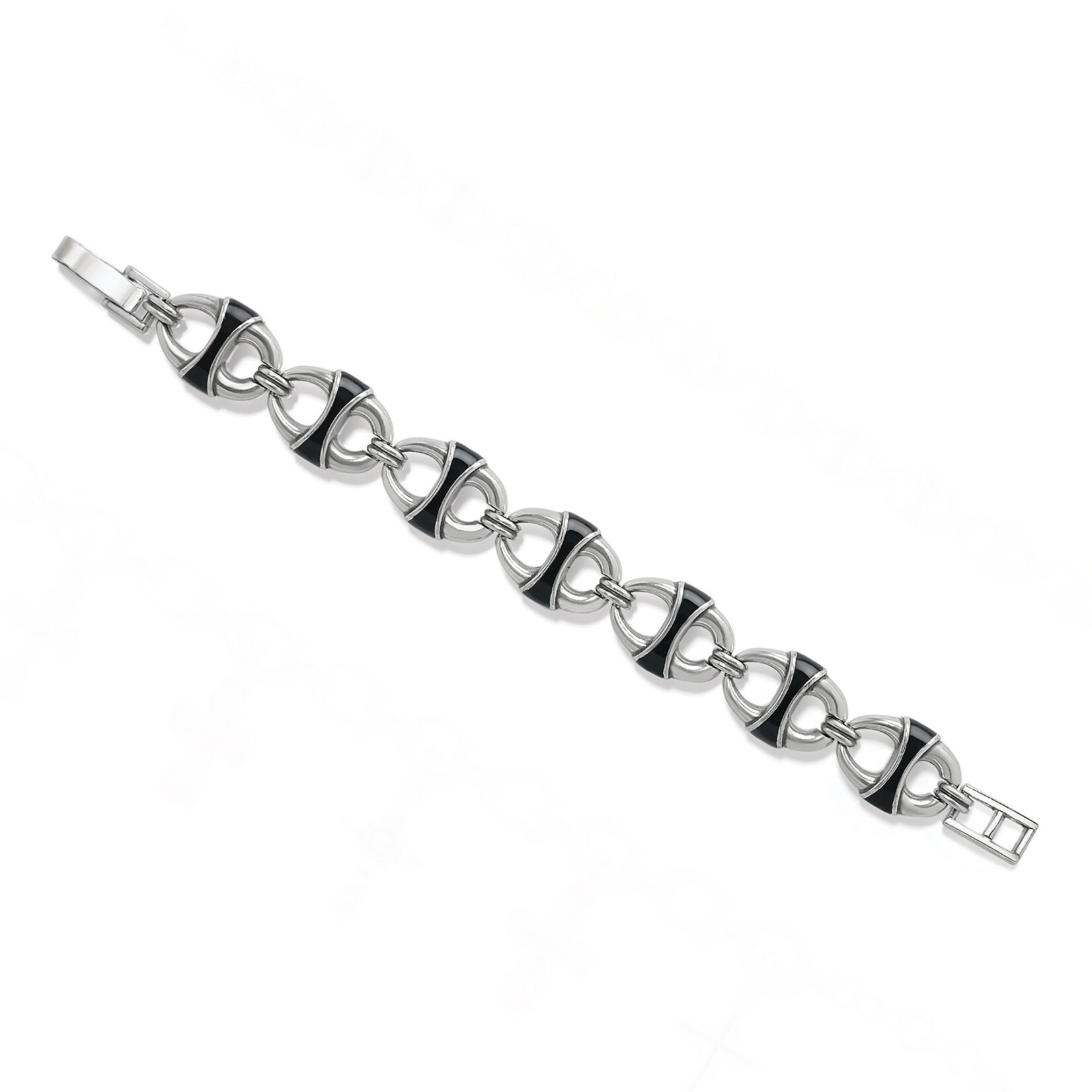 Brighton Portofino Link Black Bracelet