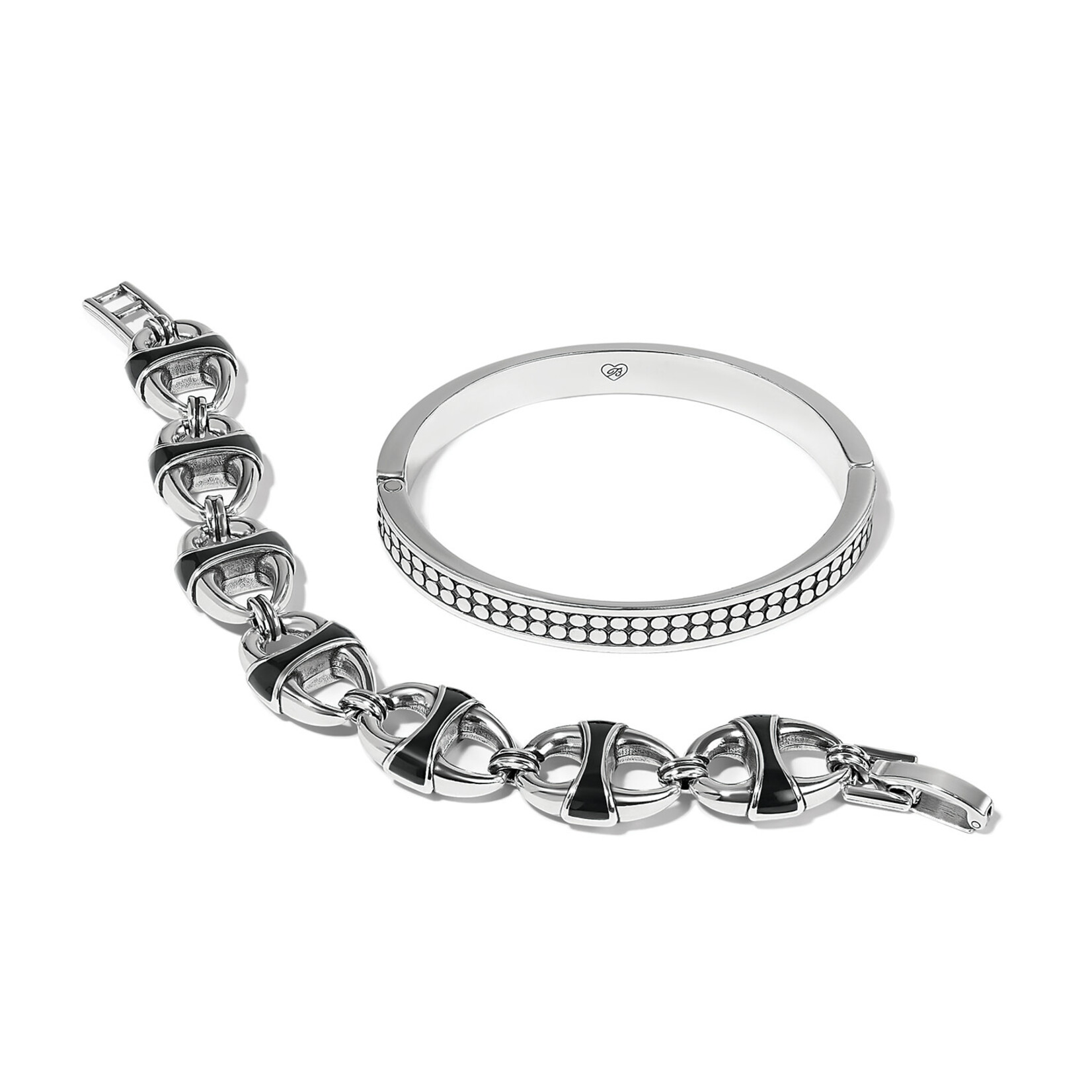 Brighton Portofino Link Black Bracelet