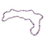 Sea Lily Purple Single Strand Mother of Pearl Necklace