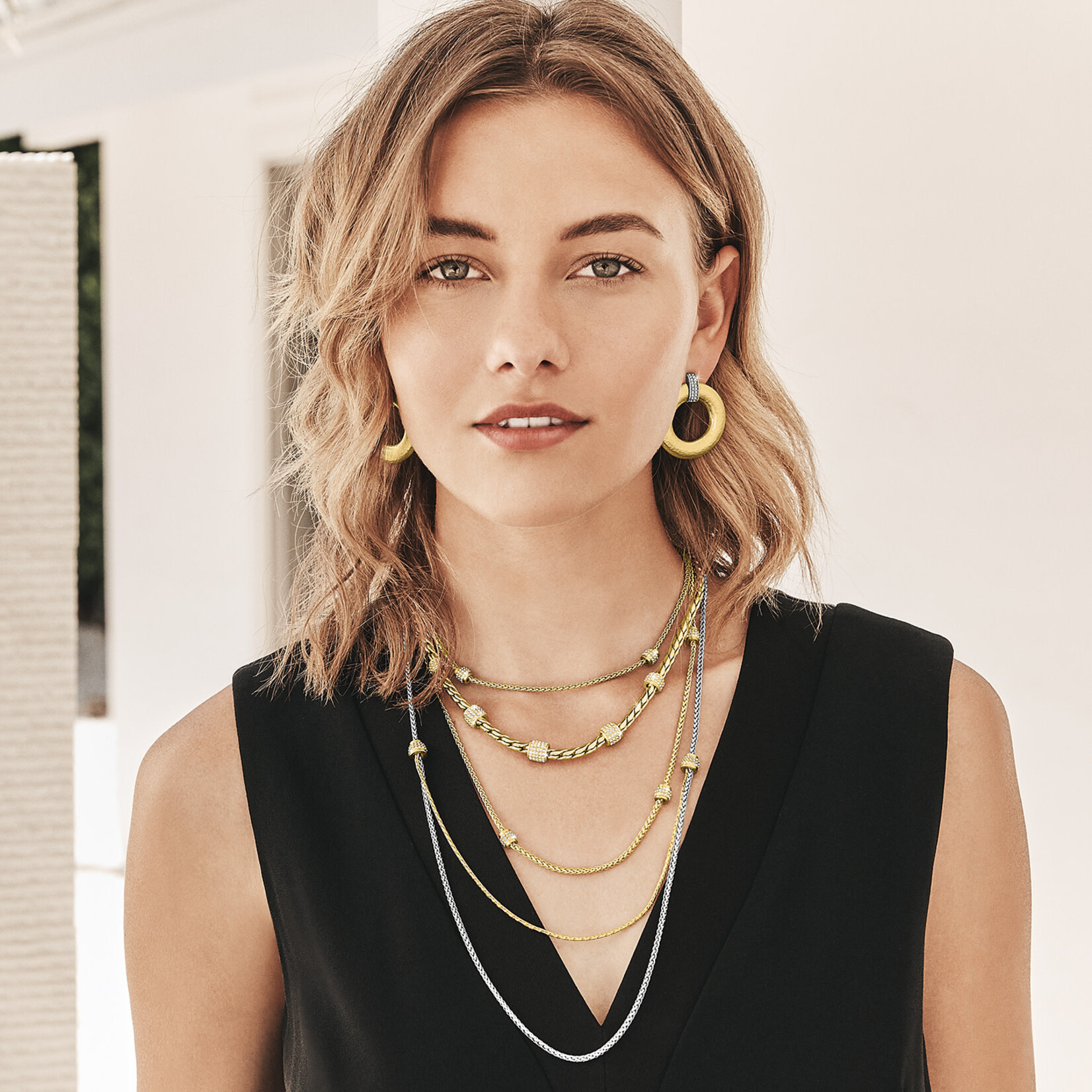 Brighton Meridian Geo Post Drop Earrings